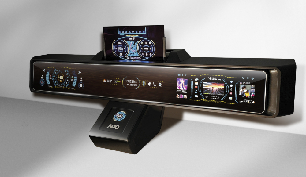 世界杯下单平台网站官网Micro LED沉浸式车舱显示方案结合 可卷式、可伸缩的Micro LED应用并可呈现不同的质感纹路，展现人性化设计