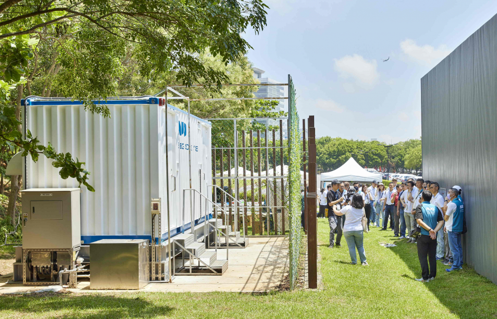 友達西大墩窯文化館建置屋頂全綠電及儲能櫃，為兼具創能儲能的永續綠能場域