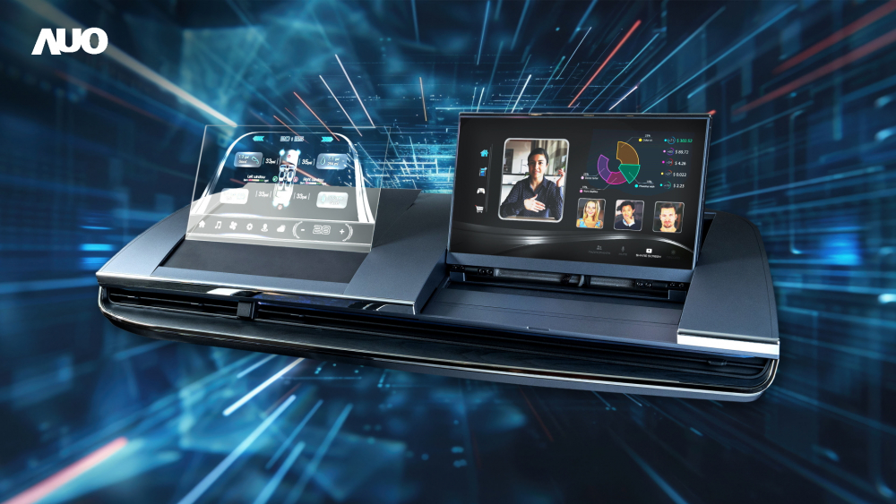 世界杯下单平台网站官网Micro LED Display HMI解决方案打造透明Micro LED前座仪表，呈现信息并保留驾驶视野开阔；亦为副驾驶座乘客打造收放自如的Micro LED屏幕，在不影响显示质量的前提于显示区内建镜头，让用户能与视讯对象直接眼神接触，提供绝佳的双向沟通体验