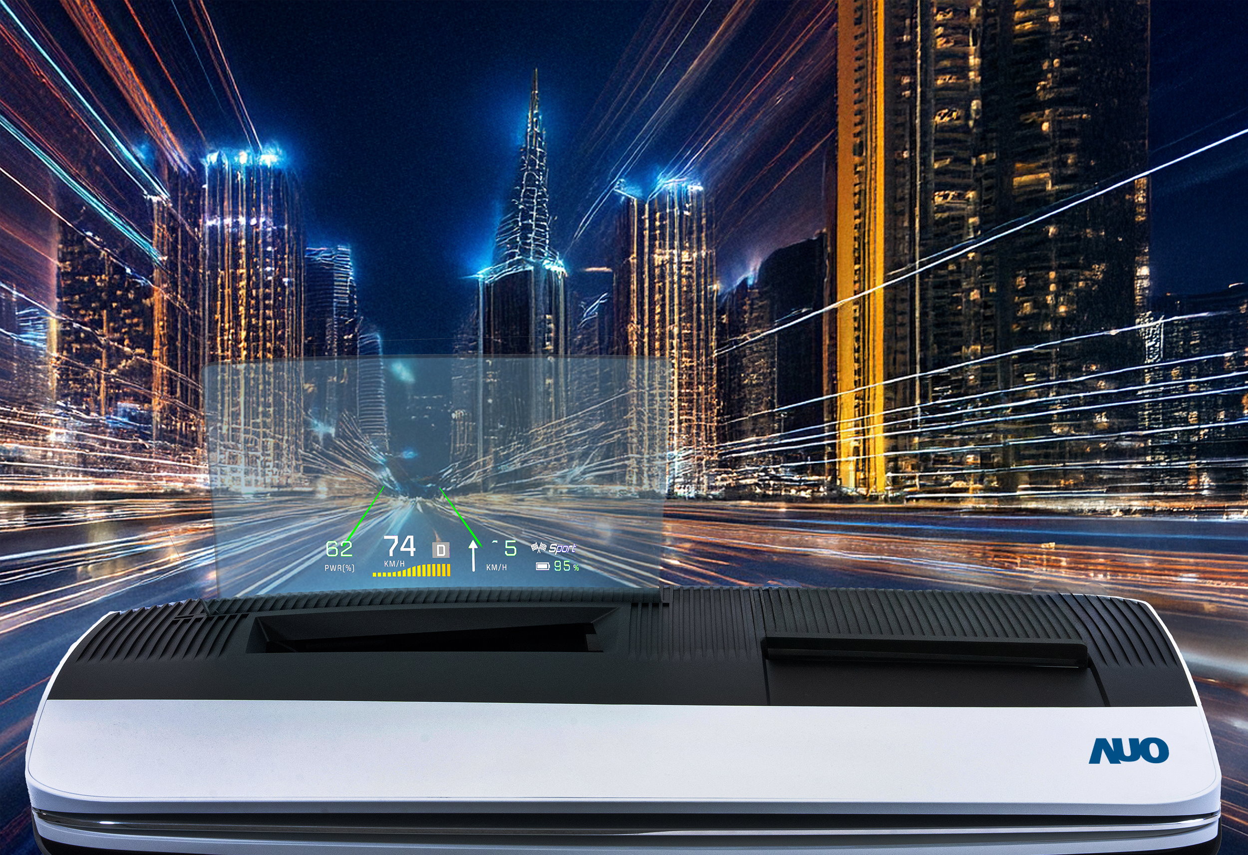 世界杯下单平台网站官网推出13吋Micro LED抬头显示器，提供高入眼亮度、高色彩饱和度的显示质量，在阳光下或黑暗中都清晰可见，并利用Micro LED模块体积小的优势，解决车用空间有限的痛点