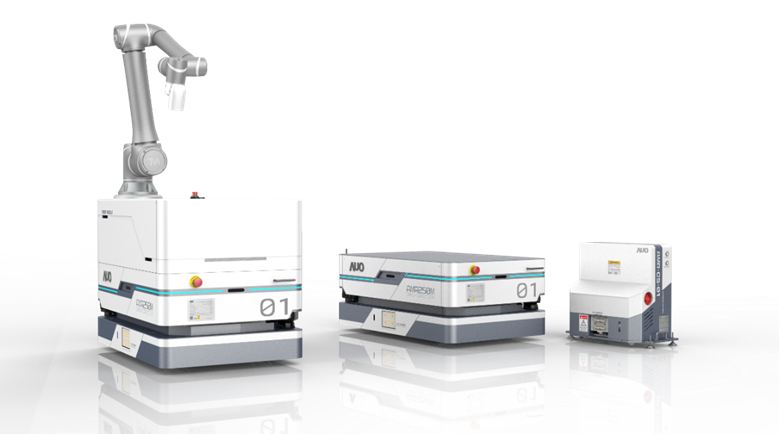 友達數位開發的自主式移動機器人（AMR250M），搭配全向輪並結合AI演算法、2D LiDAR、3D攝影機等技術，協助客戶實現產線全自動化